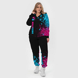 Женский 3D-костюм Brighton - neon gradient: по-вертикали, цвет: 3D-черный — фото 2