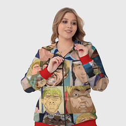 Женский 3D-костюм Лицо ГТО, цвет: 3D-красный — фото 2