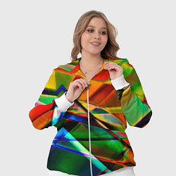 Женский 3D-костюм Разноцветное стекло, цвет: 3D-белый — фото 2