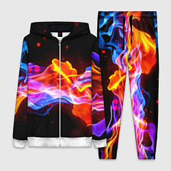 Женский 3D-костюм Битвы огней волны, цвет: 3D-белый