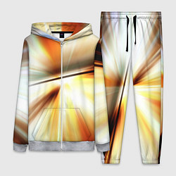 Женский 3D-костюм Абстрактные светлые лучи из тени, цвет: 3D-меланж