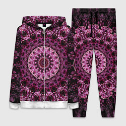 Женский 3D-костюм Узорный калейдоскоп, цвет: 3D-белый