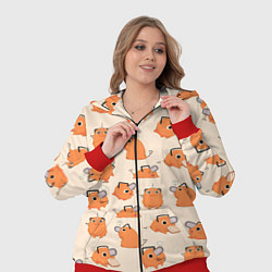 Женский 3D-костюм Человек-бензопила - Почита и хлебушек, цвет: 3D-красный — фото 2