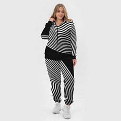 Женский 3D-костюм Trendy raster pattern, цвет: 3D-черный — фото 2