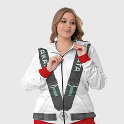 Женский 3D-костюм Спортивный ремень безопасности, цвет: 3D-красный — фото 2