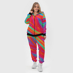 Женский 3D-костюм Кислотная абстракция, цвет: 3D-черный — фото 2