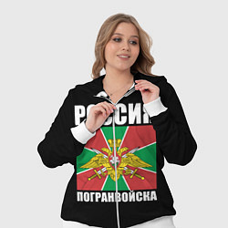 Женский 3D-костюм Погранвойска России, цвет: 3D-белый — фото 2