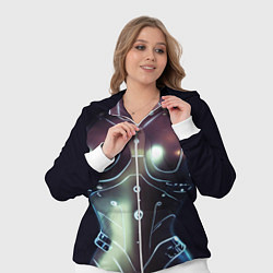 Женский 3D-костюм Кибер-корсет, цвет: 3D-белый — фото 2