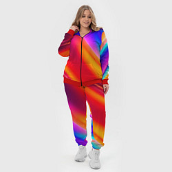 Женский 3D-костюм Неоновая радуга, цвет: 3D-красный — фото 2