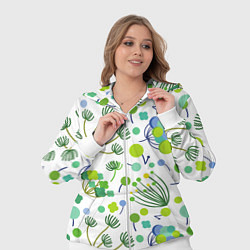 Женский 3D-костюм Green bloom, цвет: 3D-белый — фото 2