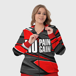 Женский 3D-костюм No pain no gain - красный, цвет: 3D-красный — фото 2