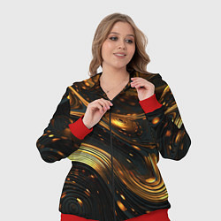 Женский 3D-костюм Жидкое золото, цвет: 3D-красный — фото 2