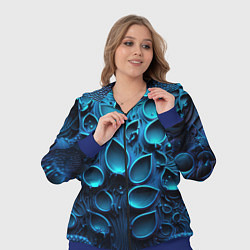 Женский 3D-костюм Космические плиты, цвет: 3D-синий — фото 2