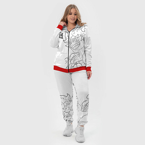 Женский костюм Ван пис - Луффи гир 5 / 3D-Красный – фото 4