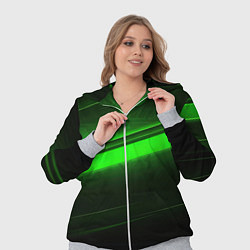 Женский 3D-костюм Green line, цвет: 3D-меланж — фото 2