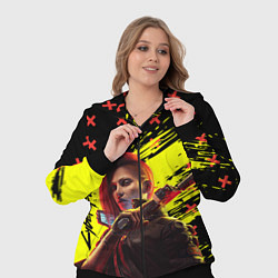 Женский 3D-костюм Cyberpunk 2077 Phantom Liberty, цвет: 3D-черный — фото 2