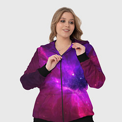 Женский 3D-костюм Бескрайнее космическое пространство - галактика, цвет: 3D-черный — фото 2