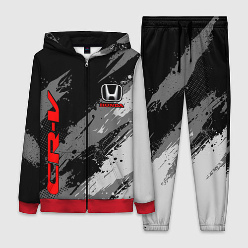 Женский костюм Honda cr-v - Монохром / 3D-Красный – фото 1