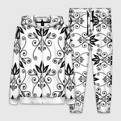Женский 3D-костюм Royal Lily - pattern, цвет: 3D-белый