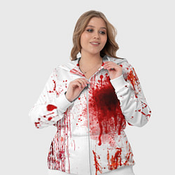 Женский 3D-костюм Брызги крови, цвет: 3D-белый — фото 2