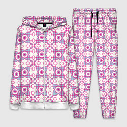 Женский 3D-костюм Художественные цветы, цвет: 3D-белый