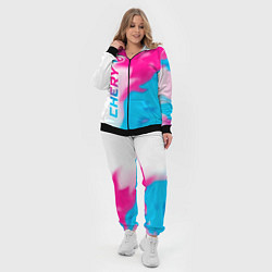 Женский 3D-костюм Chery neon gradient style по-вертикали, цвет: 3D-черный — фото 2