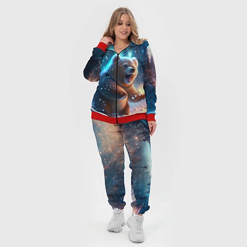 Женский костюм Полярный мишка / 3D-Красный – фото 4