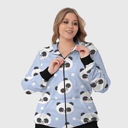 Женский 3D-костюм Милая мультяшная панда, цвет: 3D-черный — фото 2