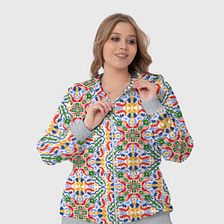 Женский 3D-костюм Мелкий красочный узор, цвет: 3D-меланж — фото 2