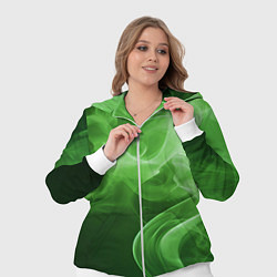 Женский 3D-костюм Зеленый дым, цвет: 3D-белый — фото 2