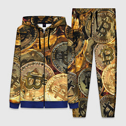 Женский 3D-костюм Золото цифровой эры, цвет: 3D-синий