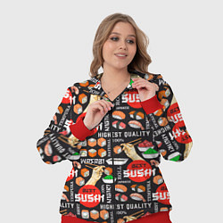 Женский 3D-костюм Best sushi, цвет: 3D-красный — фото 2