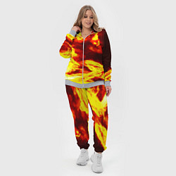 Женский 3D-костюм Огненное безумие, цвет: 3D-меланж — фото 2