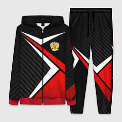 Женский костюм Russia - black and red