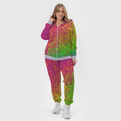 Женский 3D-костюм Разноцветные пиксели, цвет: 3D-меланж — фото 2