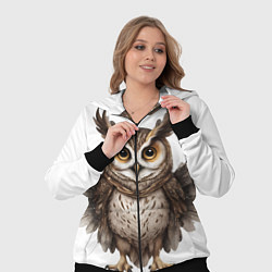 Женский 3D-костюм Совушка с крыльями, цвет: 3D-черный — фото 2