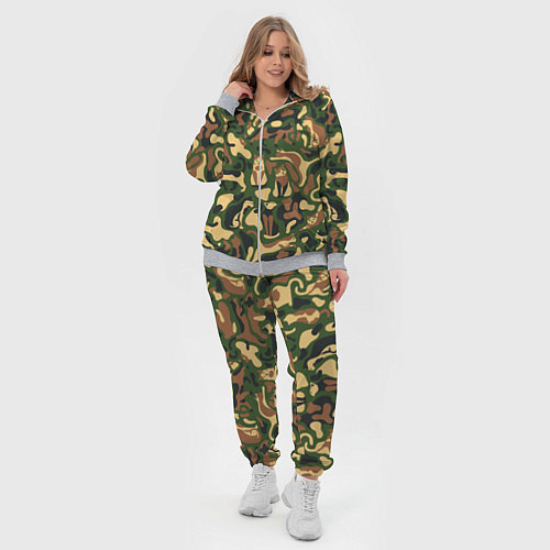Женский костюм Коты и кошки - камуфляж / 3D-Меланж – фото 4