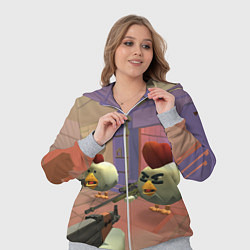 Женский 3D-костюм Чикен ган - скрин, цвет: 3D-меланж — фото 2