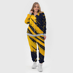 Женский 3D-костюм Blurred yellow, цвет: 3D-меланж — фото 2