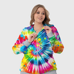 Женский 3D-костюм Узор красками, цвет: 3D-меланж — фото 2