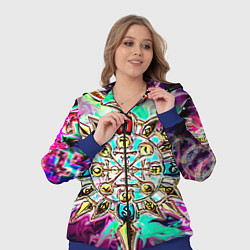 Женский 3D-костюм Колесо фортуны, цвет: 3D-синий — фото 2