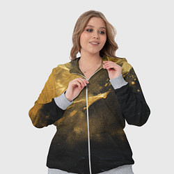 Женский 3D-костюм Золотое напыление на черном, цвет: 3D-меланж — фото 2