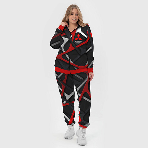 Женский костюм Mitsubishi - texture / 3D-Красный – фото 4