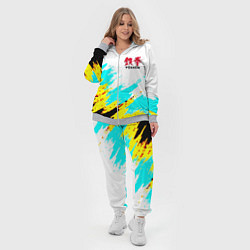Женский 3D-костюм Теккен краски файтинг, цвет: 3D-меланж — фото 2
