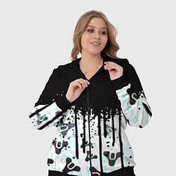 Женский 3D-костюм Destiny pattern game abstraction, цвет: 3D-черный — фото 2