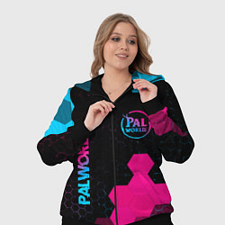 Женский 3D-костюм Palworld - neon gradient вертикально, цвет: 3D-черный — фото 2