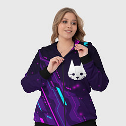 Женский 3D-костюм Stray neon gaming, цвет: 3D-черный — фото 2