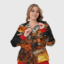 Женский 3D-костюм Янтарный взрыв, цвет: 3D-красный — фото 2