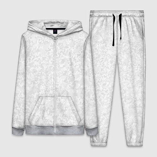 Женский костюм Светло-серый текстура / 3D-Меланж – фото 1