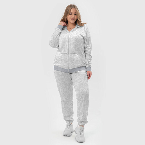 Женский костюм Светло-серый текстура / 3D-Меланж – фото 4